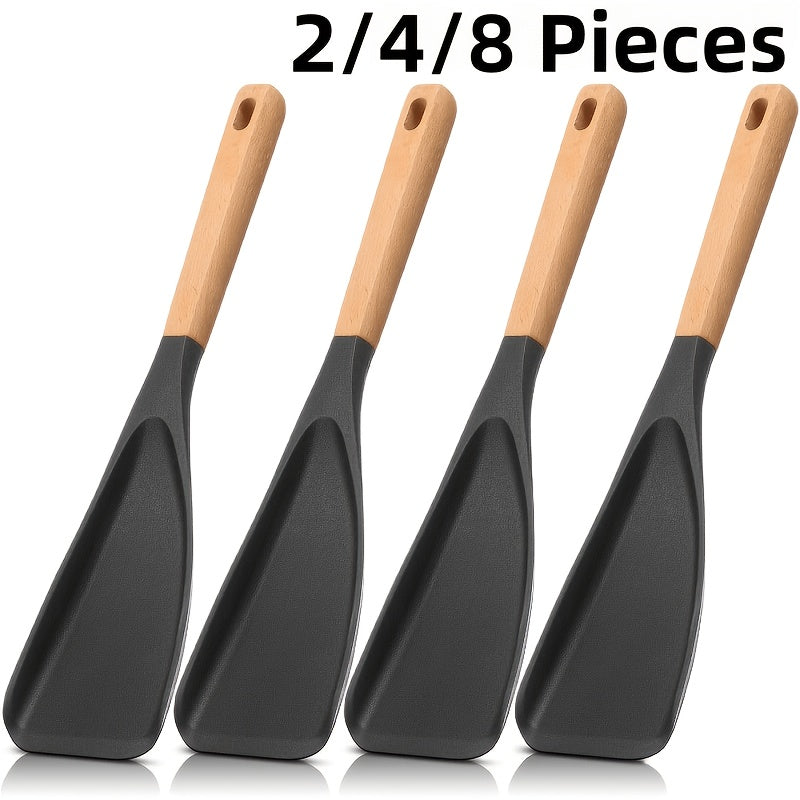Compact 2/4/8pcs Kitchen Cookware Set – versatile meal preparation, 2 4 8pcs Cooking Spoons for Nonstick Cookware 12 Inch Silicone Spoon Spatula with, designed for American homes, daily convenience and practical gifting