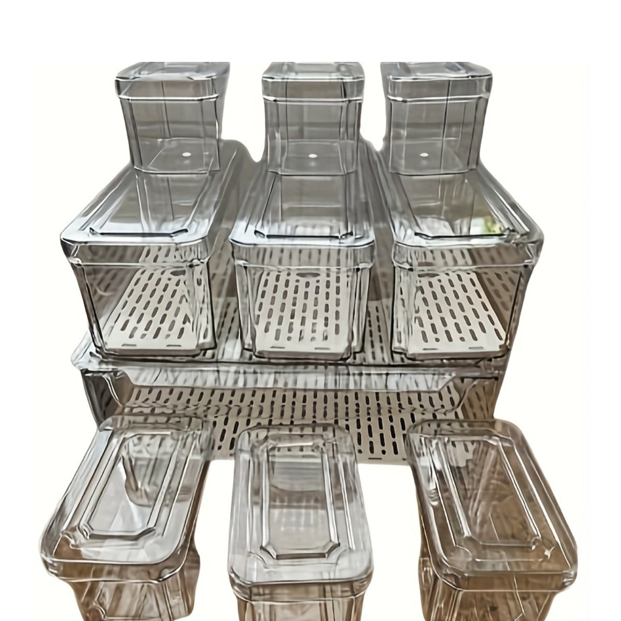 Space-Saving Refrigerator Storage Organizer – easy-access fridge organization, 10-Pack Refrigerator Organizer Bins Fridgeorganizers And Storage Clear Stackable Fridgeorganizer with Lid Bpa-Free Fruit, designed for American homes, daily convenience an