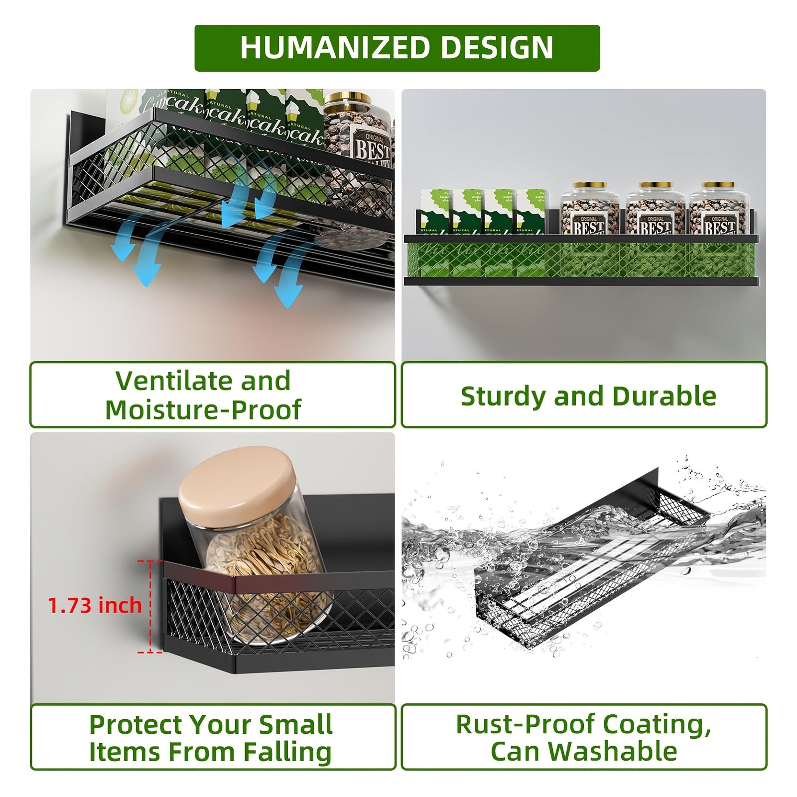 2/3/5pcs Multifunctional Magnetic Refrigerator Spice Organizer Set, Magnetic Kitchen Paper Towel Holder, Magnetic Refrigerator Kitchen, Space Saving Design, Hole-Free Design, Kitchen Accessories, Home Decoration, Utility Shelves