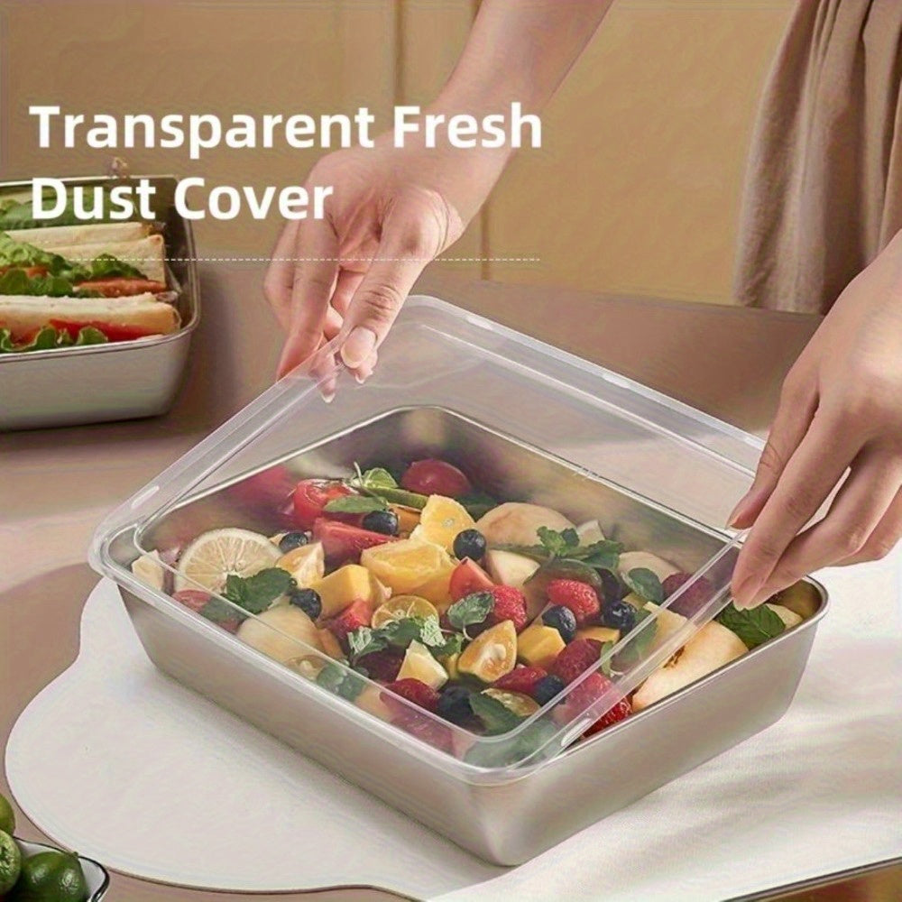 Smart 3/6/12pcs Refrigerator Storage Organizer – easy-access fridge organization, 3 6 12pcs-Durable Stainless Steel Food Storage Container Set-Leak-Proof Stackable Space-Saving Fridge Freezer Microwave, designed for American homes, daily convenience
