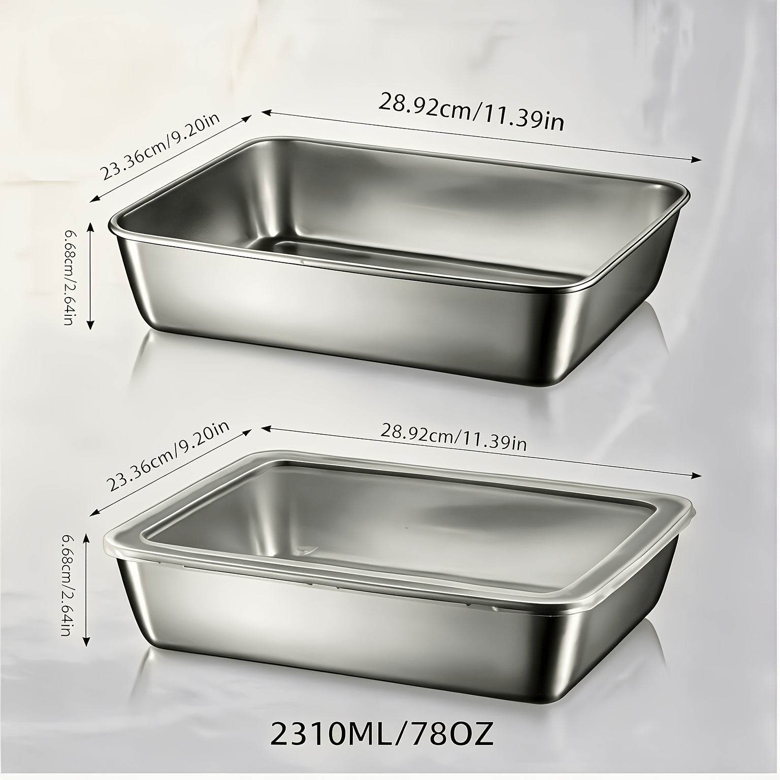 Versatile 5/3pcs Kitchen Baking Dish Set – oven-ready cooking and serving, Buy 3 Get 2 Free Buy 2 Get 1 Free Total 5 3pcs Stainless, designed for American homes, daily convenience and practical gifting