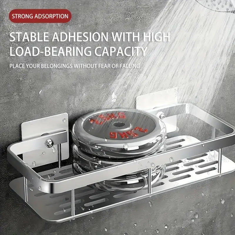 Kitchen Essential – Multi-Piece Camping RV Special Drilling-Free Storage Rack Bathroom Wall-Mounted Toilet Storage Rack Car Kitchen And Bathroom Dual-Purpose Shelf Cosmetic Shampoo Space-Sav
