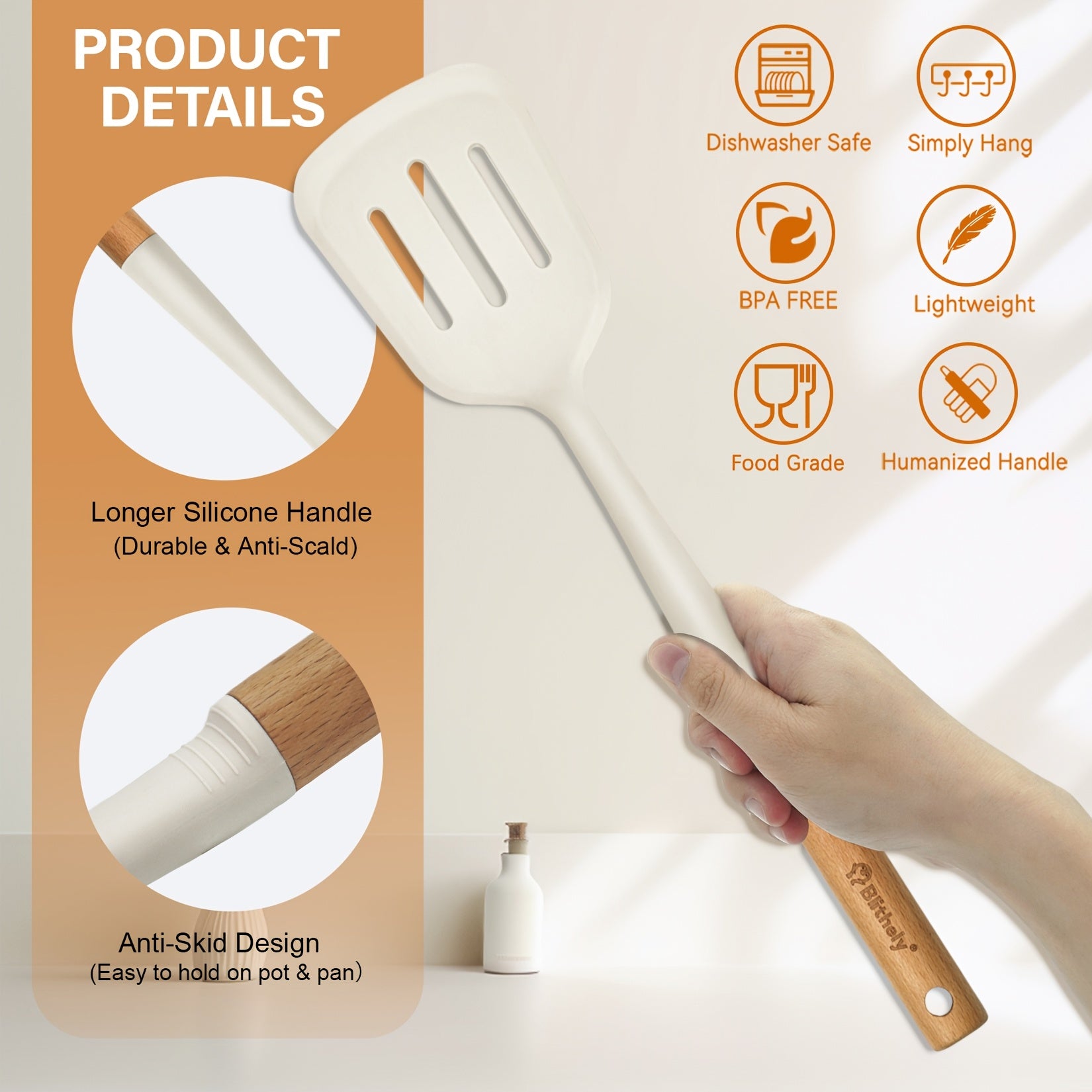 Kitchen Essential – 25pcs Set of Silicone Cooking Tools, Featuring Nonstick Utensils with Wooden Handles, Heat-Resistant Spatulas for Culinary Use, And Silicone Kitchen Gadgets Including Spo