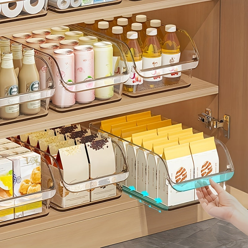 Space-Saving Refrigerator Storage Organizer – easy-access fridge organization, Set of 3 6 Clear Storage Bins Including Large And Small Plastic Organizers for, designed for American homes, daily convenience and practical gifting