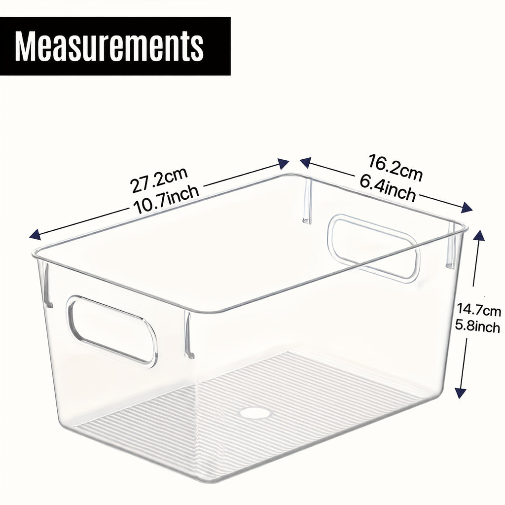 Heavy-Duty 4/8/12Pcs Refrigerator Storage Organizer – easy-access fridge organization, Clear Plastic Storage Bins 4 8 12Pcs Clear Plastic Storage Bins Pantry Organizers And, designed for American homes, daily convenience and practical gifting