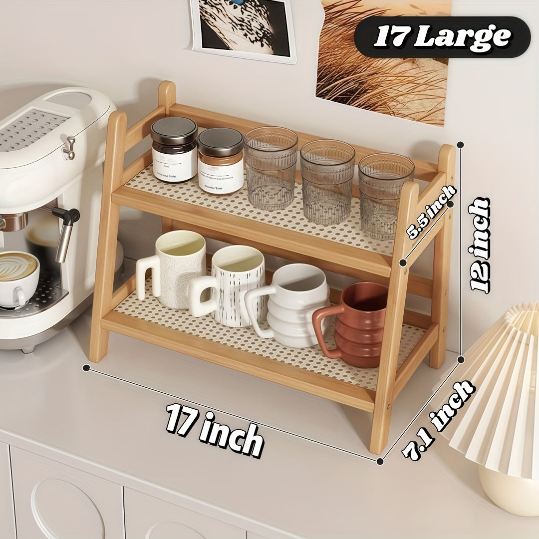 Storage Rack – Premium 1/2pcs Adjustable Kitchen Storage Rack – multi-purpose organization, durab