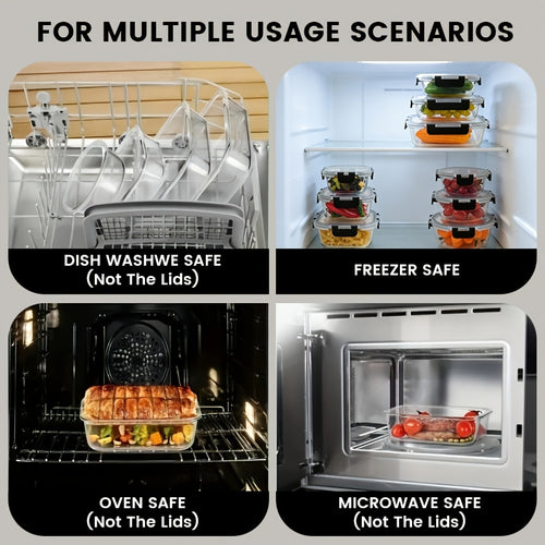 24-Piece Glass Food Storage Container Set – view 2