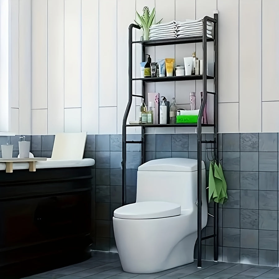 Versatile Adjustable Home Storage Rack – durable multi-purpose storage, Over-The-Toilet Storage Rack - 3-Tier Storage for Toilet Paper Towels And Bathroom Essentials -, designed for American homes, daily convenience and practical gifting