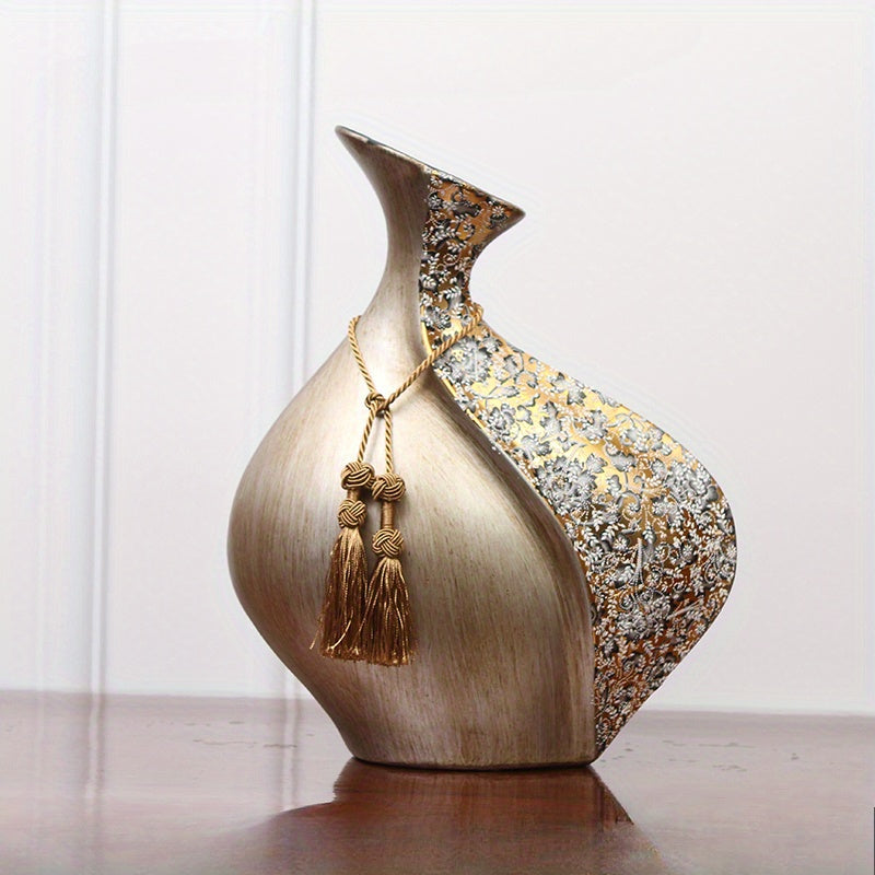 Decorative Vase – 1pc European Style Ceramic Vase Dining Table Decoration Home