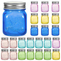 Versatile 5 oz Glass Spice Jar Set – clear reusable pantry storage, Amzcku Mini Colored Mason Jars 5 oz with Metal Lids - Glass jar for, designed for American homes, daily convenience and practical gifting