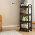 Smart Adjustable Home Storage Rack – durable multi-purpose storage, Trolley with 3 And 4 Storage Shelves Bedroom And Bathroom Floor to Ceiling Multi-Layer, designed for American homes, daily convenience and practical gifting
