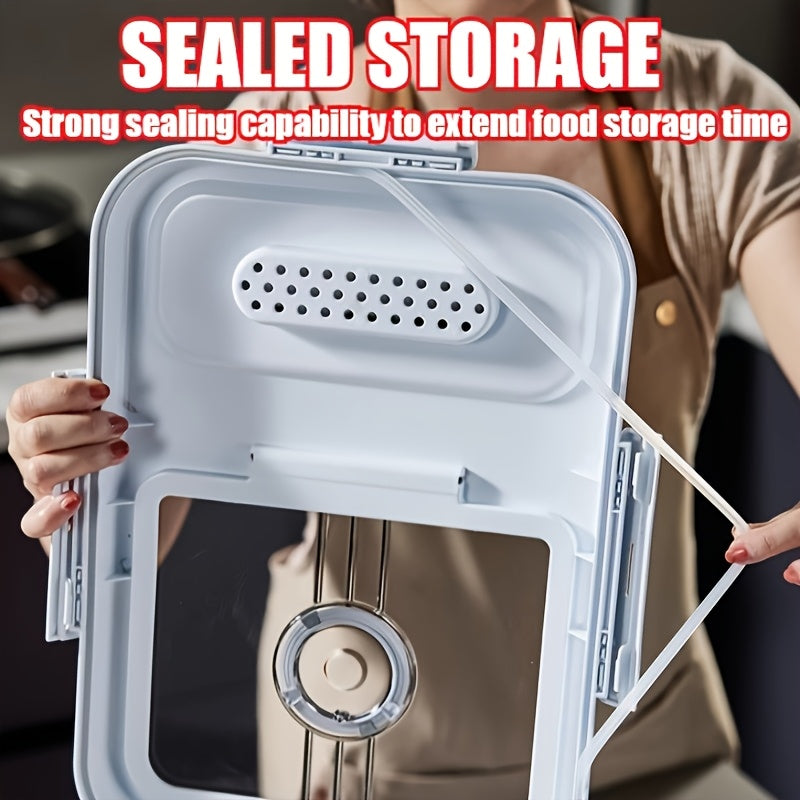 for bread Bin And for bread Bins for Kitchen, White Airtight Flip-Top for bread Storage Container for Kitchen Countertops, Moisture-Proof Pest-Resistant, with Free Measuring Cup for Bread, Cereal And Fruit Storage