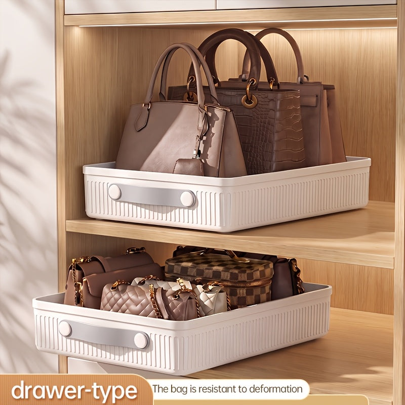 Pull-Out Cabinet Organizer Tray, Heavy-Duty Sliding Drawer with Smooth Steel Ball Bearing Rails, No-Drill Adhesive Installation, Multi-Purpose Storage for Kitchen Cabinets, Pantry, Closet, Under Sink & Home Organization