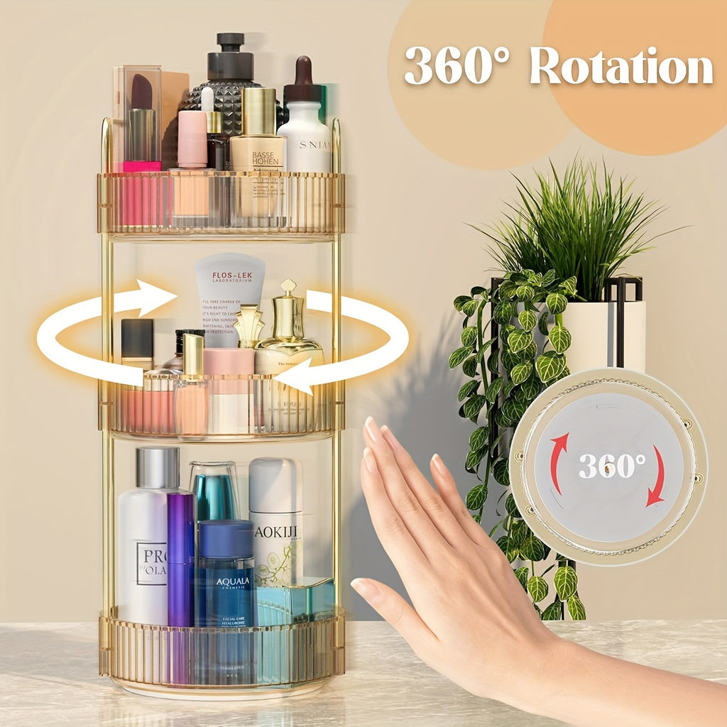 Modern 3Tier Home Storage Organizer – space-saving everyday organization, 3Tier Height Adjustable Seasoning Organizer Lazy Rotating Turntable Spice Organization for Table Top Pantry, designed for American homes, daily convenience and practical giftin