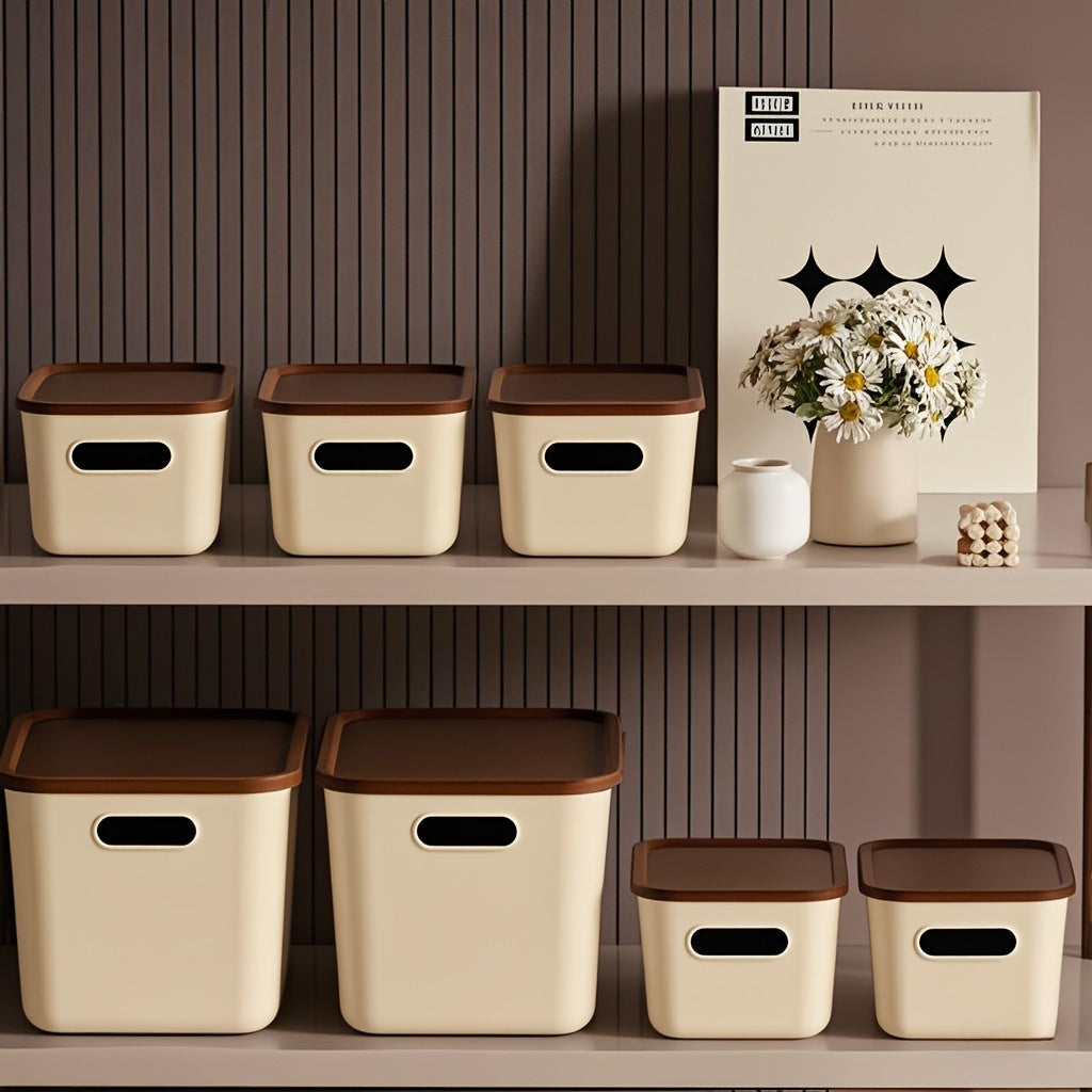 Smart 4pcs Adjustable Home Storage Rack – durable multi-purpose storage, 4pcs 8pcs 17-Quart 8 5 10 13 8inch Waterproof Dustproof Modern Stackable Storage Bins, designed for American homes, daily convenience and practical gifting