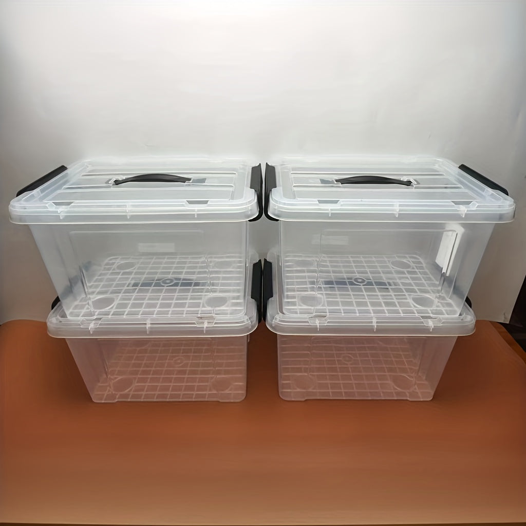 Storage Bins – Easy-Access 2/4/6pcs Stackable Home Storage Bins – portable space-saving storage,