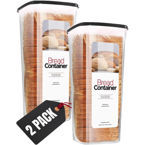 2-Piece Airtight Bread Storage Container Set – view 2