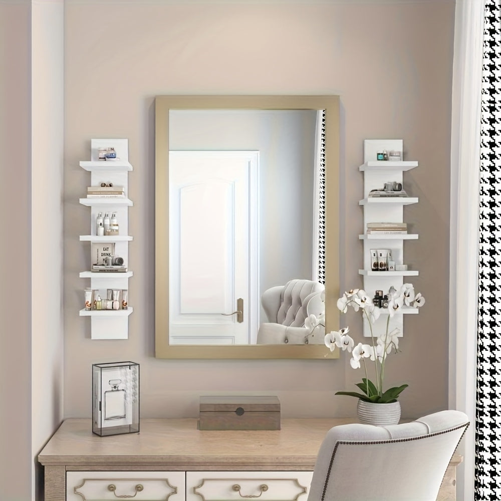 Upgraded/New Thickened Five-layer Suspended Wall Rack, Wall-mounted Storage Rack, Wall Decorative Items, Space-saving Wall Storage Rack, Easy to Install, 31.5 Inches High, Suitable for Bedrooms And Living Rooms - A Practical Wall-mounted Rack