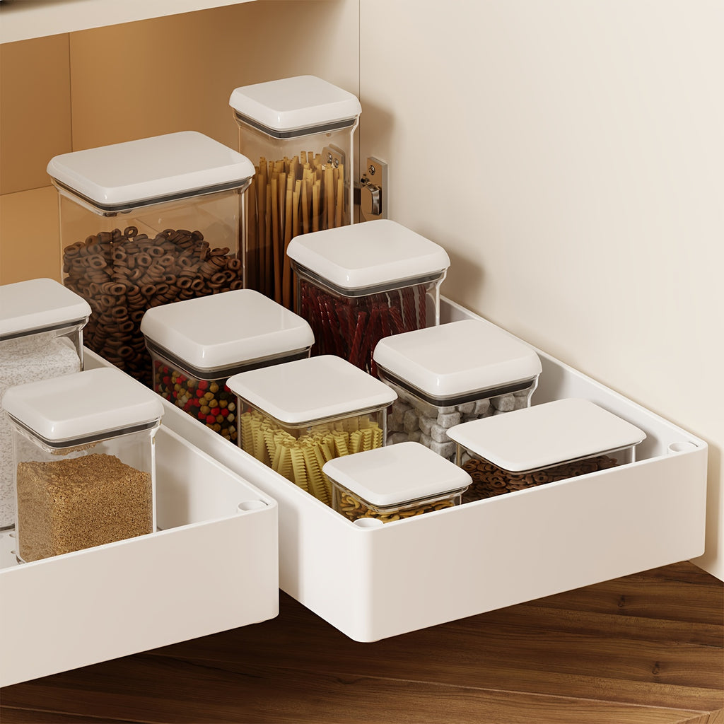 Easy-Access 2Pcs Adjustable Kitchen Storage Rack – multi-purpose organization, durable space-saving design, designed for American kitchens, pantries, apartments, home organization, daily use and practical gifting