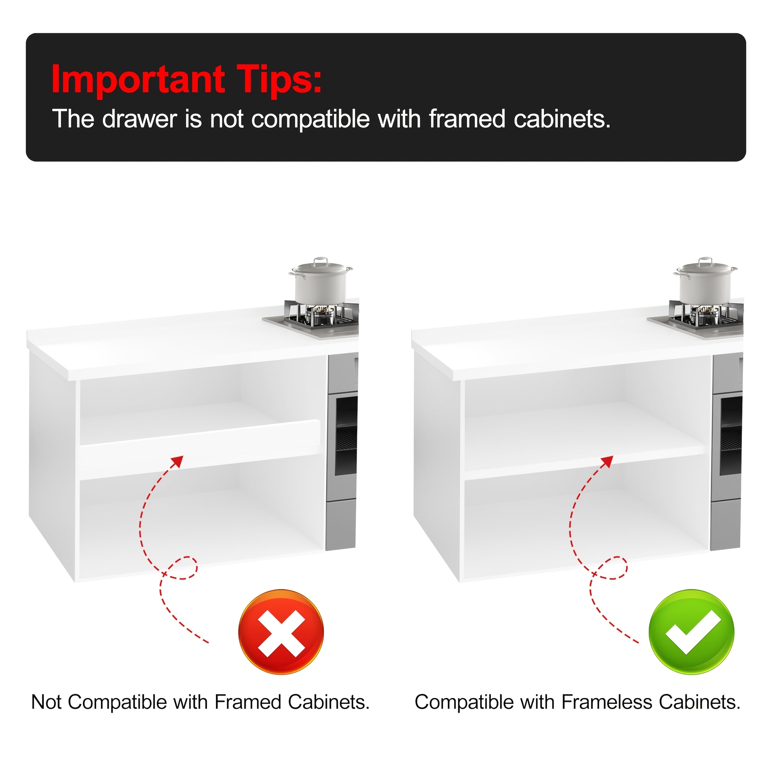 Space-Saving Pull-Out Cabinet Organizer – smooth-access cabinet organization, 4-Pack Expandable Pull-Out Cabinet Organizer Heavy-Duty Carbon Steel Slide-Out Drawer 12 6 -20 5, designed for American homes, daily convenience and practical gifting