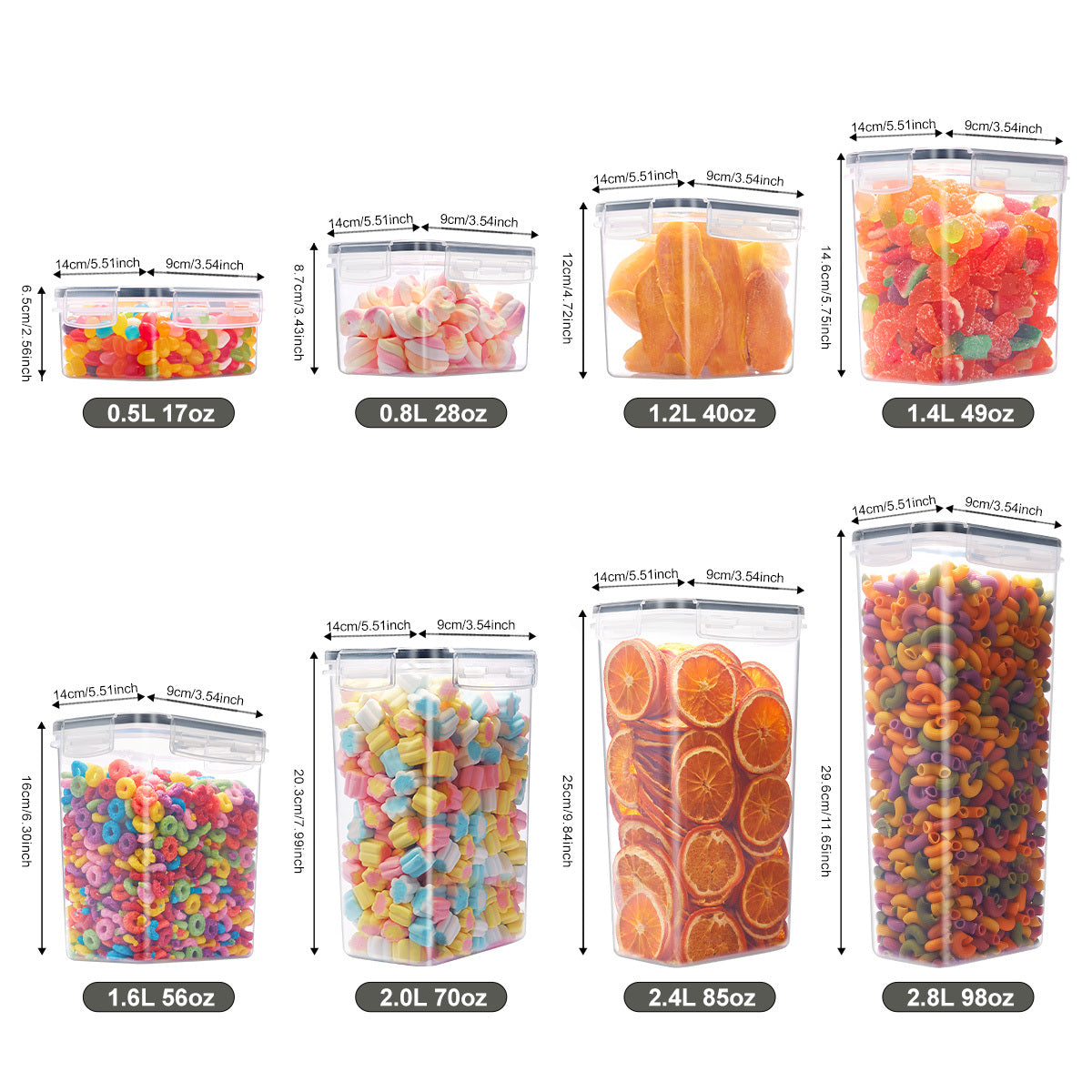 Smart 30/48/72Pcs Airtight Food Storage Containers – leak-resistant reusable meal prep, Lid-Sealed Food Storage 30 48 72Pcs Lid-Sealed Food Storage Containers Fresh-Keeping Boxes Pasta Storage, designed for American homes, daily convenience and pract