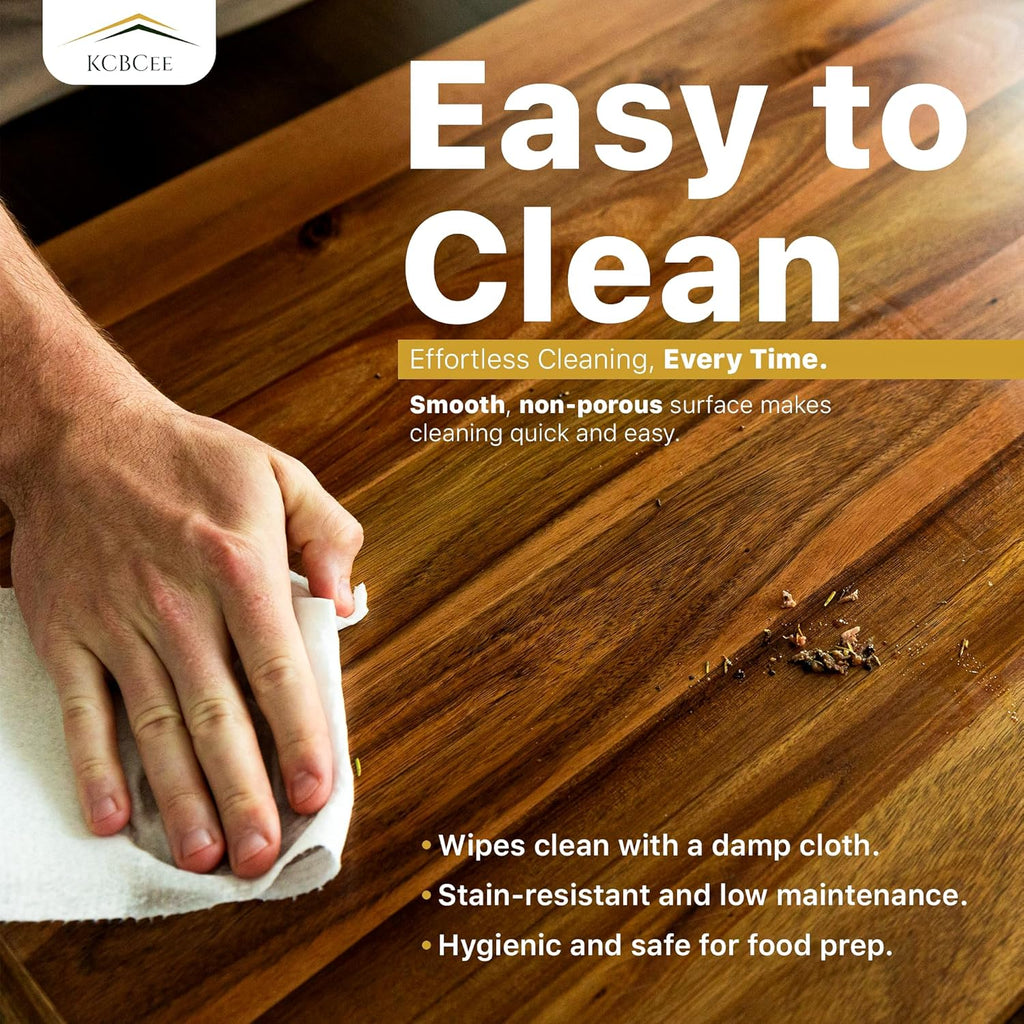 Serving Tray Noodle Board Stove Cover - Acacia Wood Stove Top Cover - Large Wood Cutting Board - Stove Top Covers for Electric Stove - Countertop Saver - Charcuterie Tray - Serving Board - Rustic Kitchen Decor