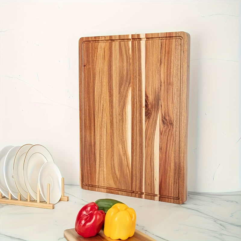 Modern Kitchen Cutting Board – durable food prep and serving, XXL Acacia Cutting Board - Extra Large Charcuterie Cheese Serving Tray Durable Wooden Chopping, designed for American homes, daily convenience and practical gifting