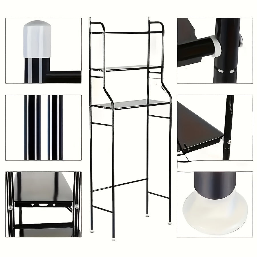 Versatile Adjustable Home Storage Rack – durable multi-purpose storage, Over-The-Toilet Storage Rack - 3-Tier Storage for Toilet Paper Towels And Bathroom Essentials -, designed for American homes, daily convenience and practical gifting
