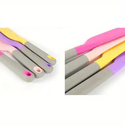 Kitchen Essential – 2pcs Large Silicone Spatula- Non Stick, Heat-resistant Kitchen Scraper, Kitchen Supplies, Kitchen Accessories, Christmas Gift, Suitable for Cooking and Baking, Easy to Mi