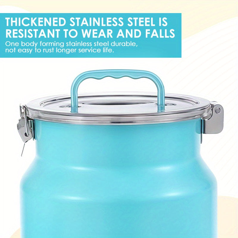Modern Home Storage Organizer – space-saving everyday organization, Family-Size Food Guardian Durable Stainless Steel Snap-Lock Containers- Moisture Pest Proof Airtight Design 1, designed for American homes, daily convenience and practical gifting