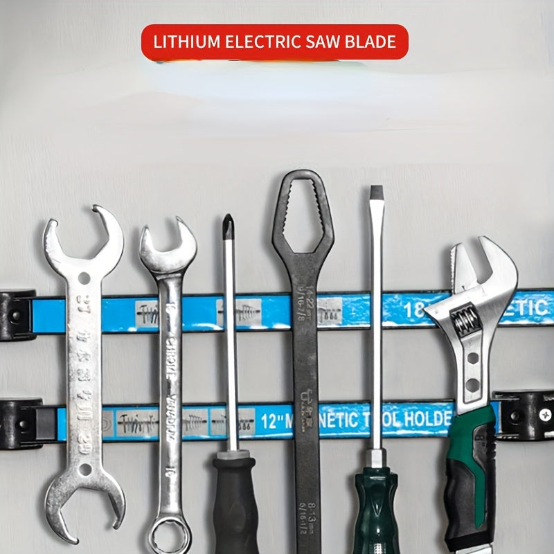 Kitchen Essential – Auto repair hardware, kitchen utensils, iron products storage magnetic rack, strong magnetic tool rack, magnetic strip, so that tools are no longer messy for Modern US Ho