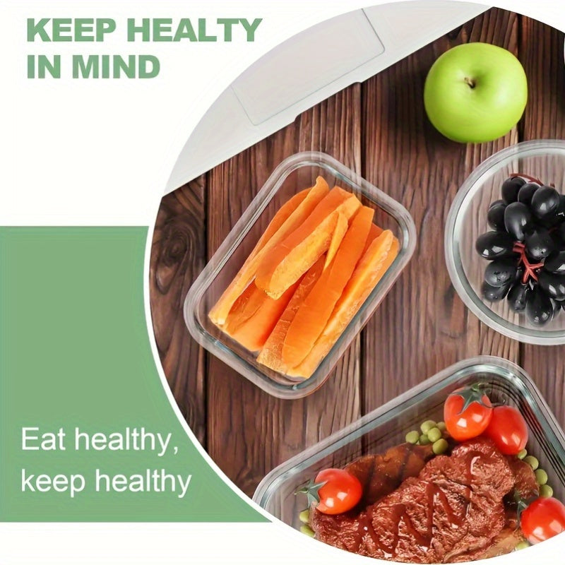 24pcs Glass Storage Containers with Lids | Leak Proof Airtight Bento Boxes (12 Containers 12 Lids) for Microwave, Oven, Freezer, And Dishwasher | Clip-On Closure, Microwave Safe, Perfect Holiday Gift for Family And Friends