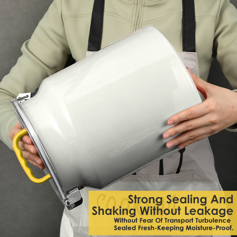 Easy-Access Airtight Food Storage Containers – leak-resistant reusable meal prep, Heavy-Duty 304 Stainless Steel Food Storage Container - 3 17gal Large Capacity Snap-Lock Lid, designed for American homes, daily convenience and practical gifting