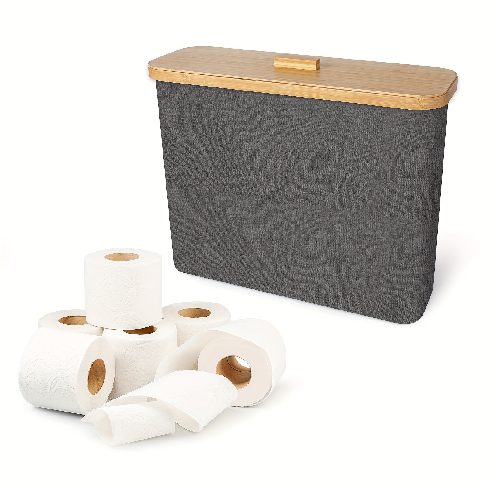 Smart Adjustable Home Storage Rack – durable multi-purpose storage, Bamboo Toilet Paper Holder Dispenser Storage Basket - Over-The-Toilet Organizer Holds 12 Rolls No, designed for American homes, daily convenience and practical gifting