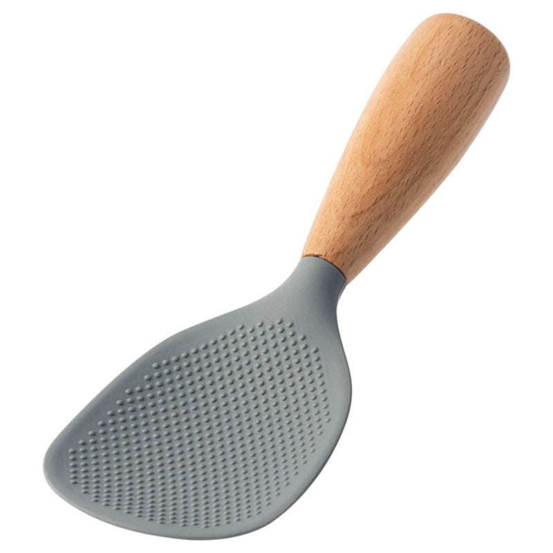 Easy-Access 2 Pack Kitchen Cookware Set – versatile meal preparation, 2 Pack Silicone Rice Potato Server with Wooden Handle - Durable Heat-Resistant Kitchen Spoon, designed for American homes, daily convenience and practical gifting