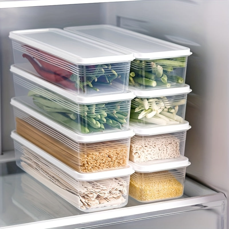 Versatile 2/4/6pcs Airtight Food Storage Containers – leak-resistant reusable meal prep, 2 4 6pcs Clear Rectangular Plastic Food Storage Containers with Flip-Top Lids - Airtight, designed for American homes, daily convenience and practical gifting