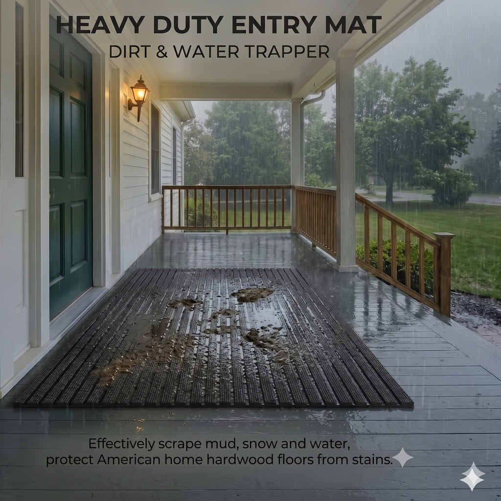 Soft Area Rug – 1pc Striped Floor Mat, Non Slip Floor Mat, Outdoor EntranceDoormat, Entryway Mat, Front Porch Doormat, And Dust Removal Mat, Entryway Wear-Resistant Foot Mat Freely Cut Carpe