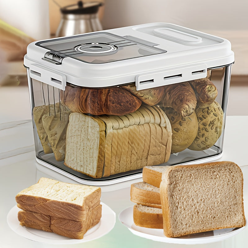 Premium Countertop Bread Storage Box – fresh-bread countertop organization, 2 Sizes Airtight Food Storage Large-Bread Box Bread Boxes for Kitchen Counter, designed for American homes and practical gifting