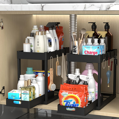 2-Piece Pull-Out Under-Sink Organizer Set