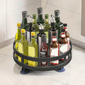 Spice Rack Organizer Turntable 1/2/3 Tier 360 Degree Rotating Spice Organization For Cabinet Metal Adjustable Height Lazy Seasoning Holder For Kitchen Cupboard Table Coffee Table Pantry Countertop Bathroom