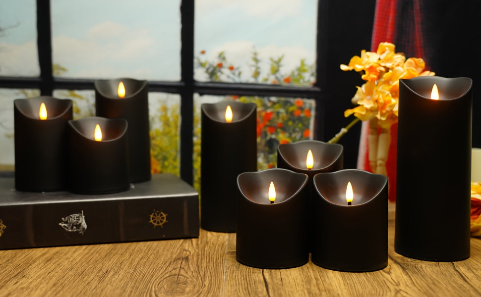 Versatile Home Storage Organizer – space-saving everyday organization, NIMIKO Set of 9 Flicker Flameless LED Candles with 2 Remote Controls And Timers, designed for American homes, daily convenience and practical gifting