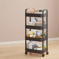 Versatile Adjustable Home Storage Rack – durable multi-purpose storage, Office Storage Cart Multifunctional Trolley Rack Kitchen Bathroom Toilet Floor Multi-layer Movable Storage Rack, designed for American homes, daily convenience and practical gift