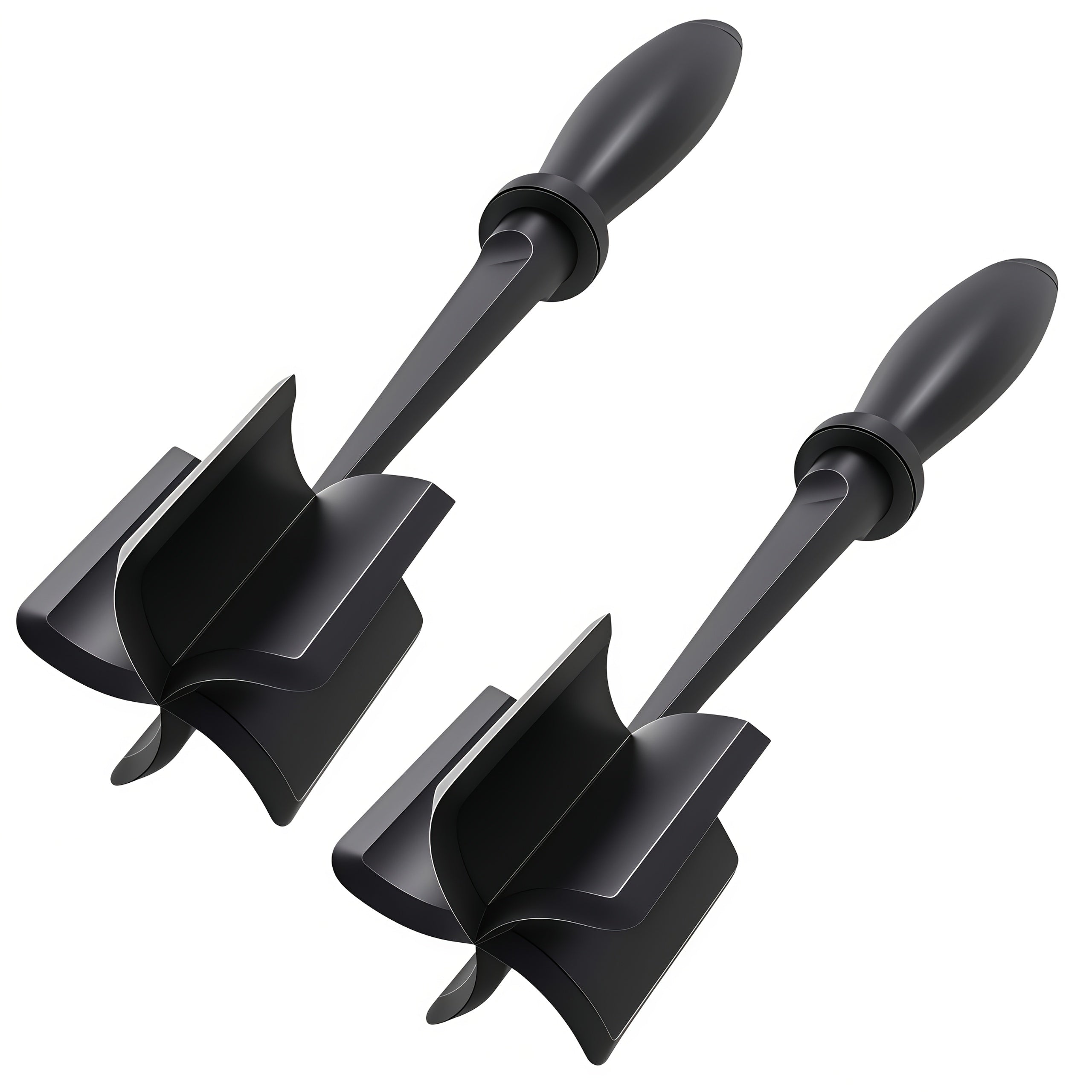 Kitchen Essential – LMMAKE 2pcs Multipurpose Kitchen Chopper Tools: Professional-Grade Heat Resistant Meat Grinder And Vegetable Masher. Perfect for Hamburger Patty Formation, Potato Mashing