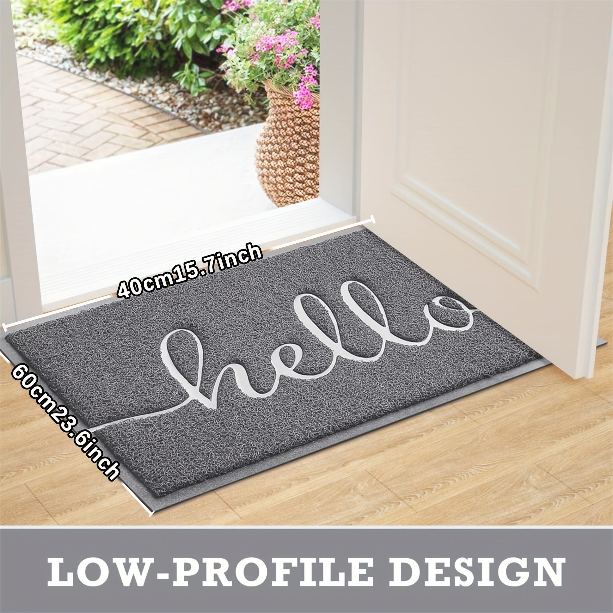 Area Rug – comfortable decorative floor coverage, 1pc Nordic Style Letter Outdoor Entrance Do