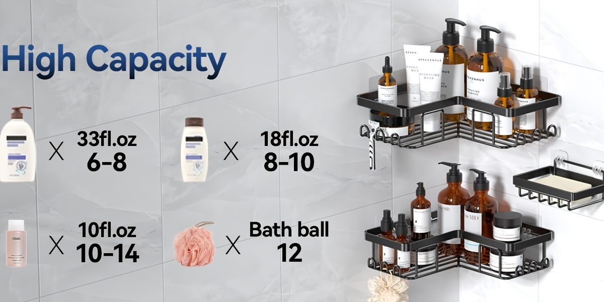 Smart Adjustable Home Storage Rack – durable multi-purpose storage, Versatile Adjustable Home Storage Rack durable multi-purpose storage Corner Adhesive Shower Caddy, designed for American homes and practical gifting