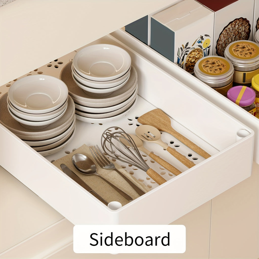 Easy-Access 2Pcs Adjustable Kitchen Storage Rack – multi-purpose organization, durable space-saving design, designed for American kitchens, pantries, apartments, home organization, daily use and practical gifting