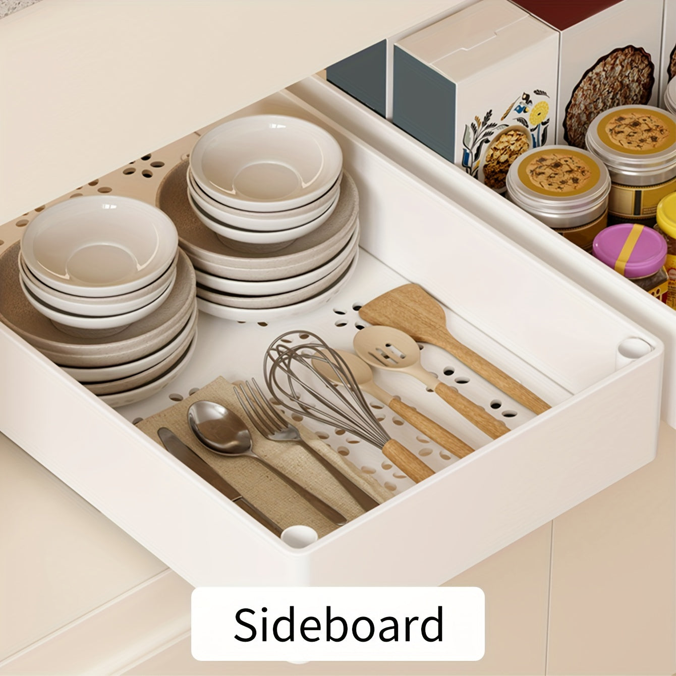 Easy-Access 2Pcs Adjustable Kitchen Storage Rack – multi-purpose organization, durable space-saving design, designed for American kitchens, pantries, apartments, home organization, daily use and practical gifting