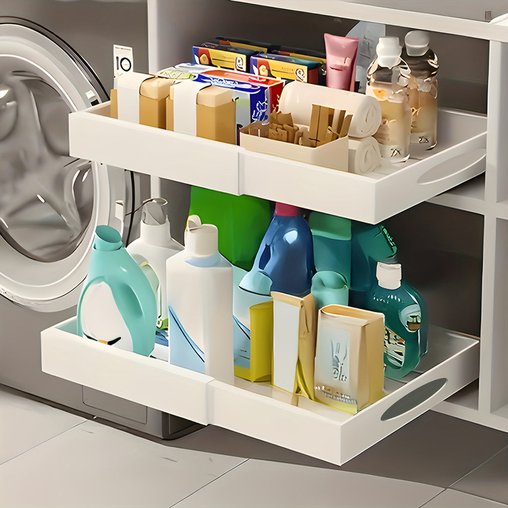Smart Pull-Out Cabinet Organizer – smooth-access cabinet organization, Multi-purpose Retractable Drawer Cabinet Under Sink And Cabinet 17 1 to 26 77 Wide, designed for American homes, daily convenience and practical gifting