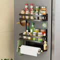 Premium Adjustable Home Storage Rack – durable multi-purpose storage, Magnetic Spice Rack For Refrigerator Magnetic Shelf For Fridge Magnet Organizer Moveable Magnetic Paper, designed for American homes, daily convenience and practical gifting