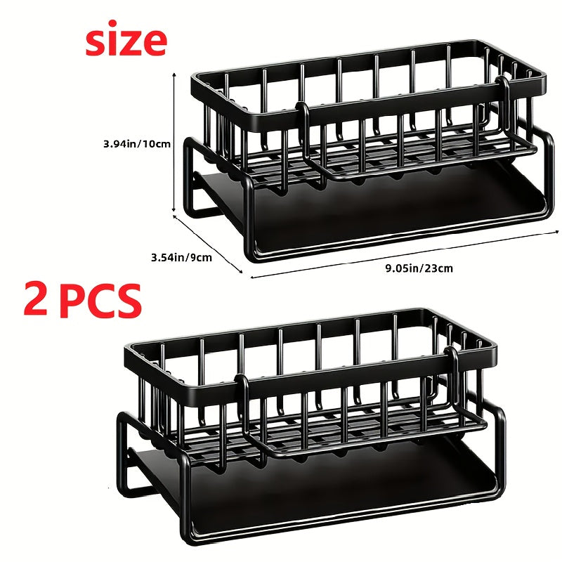 Storage Rack – Easy-Access 1/2pcs Adjustable Kitchen Storage Rack – multi-purpose organization, d